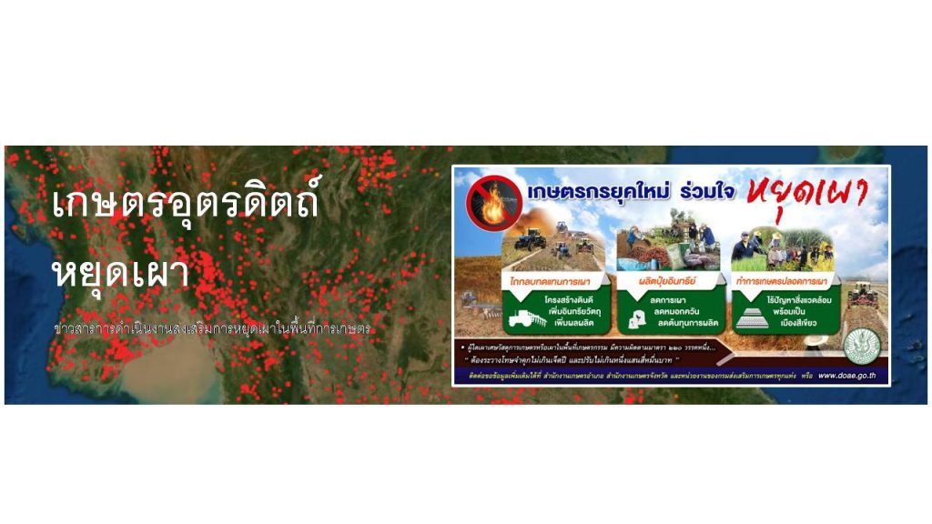 จุดความร้อน (Hotspot) ในพื้นที่การเกษตร (วันที่ 21-22 เมษายน 2563)